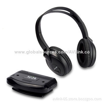 Home Use Infrared Wireless Stereo Headphones for TV, Computers, Smartphones, 10m Operating Distance